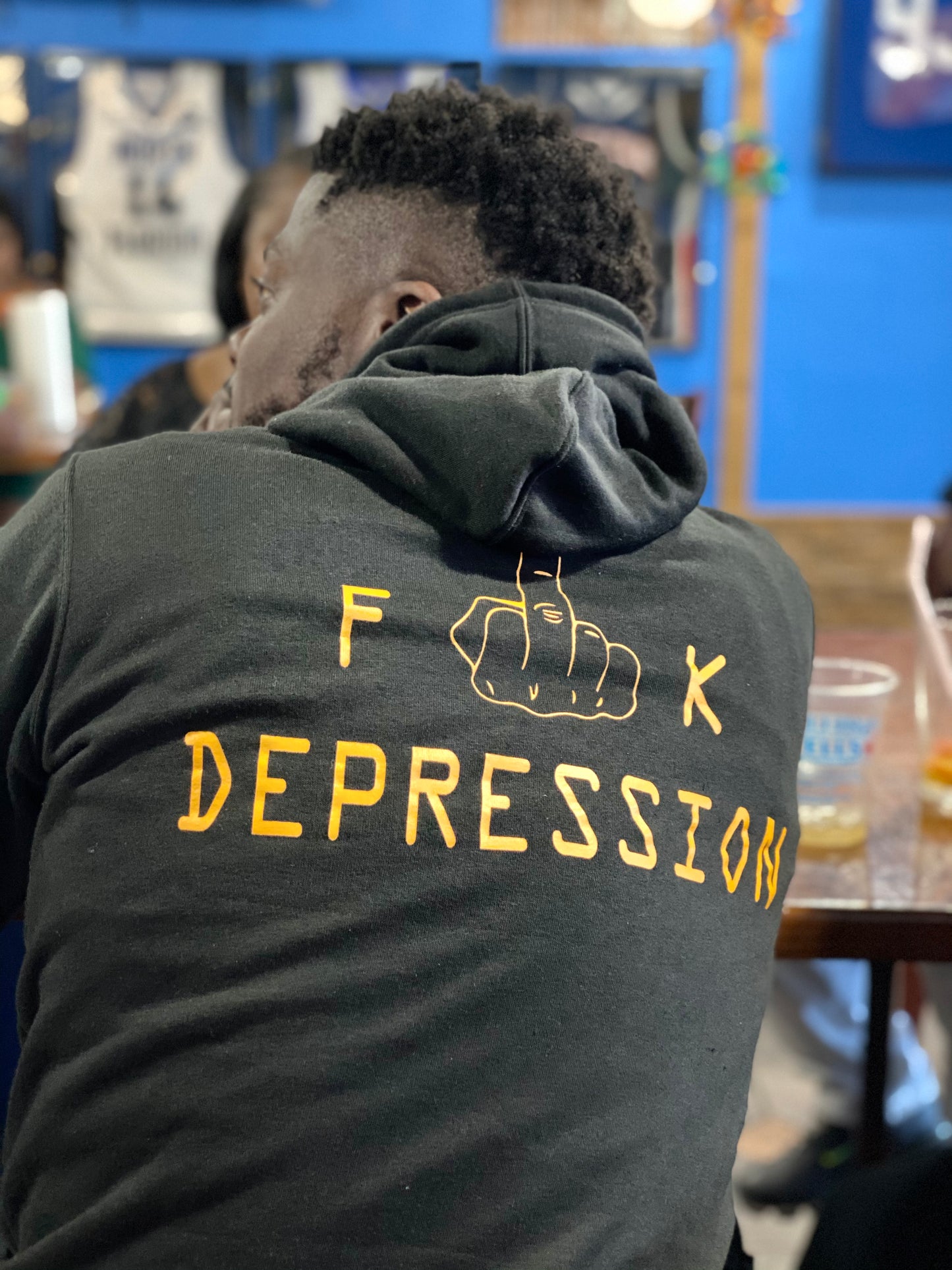 F Depression Hoodies